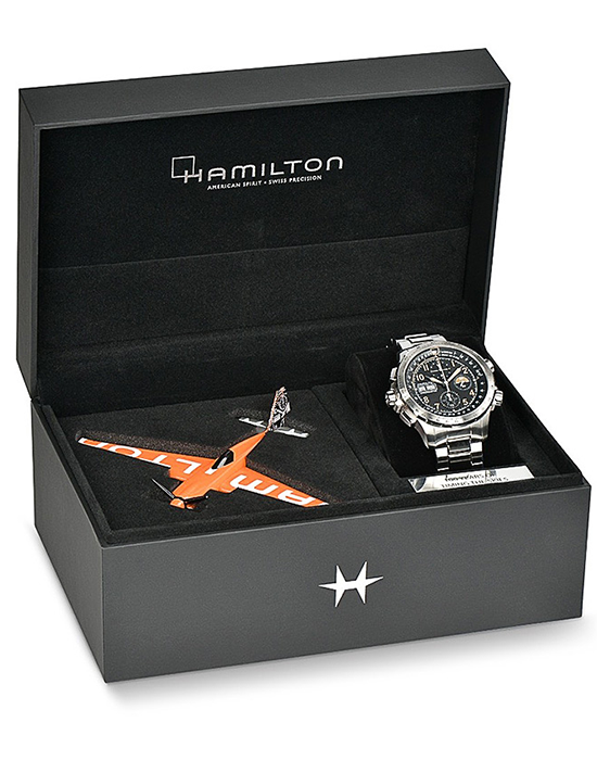 Оригинальные часы Hamilton Hamilton Khaki Aviation X Wind Day Date Auto Chrono H77796135 механические калибр механизма h-21 общий вид